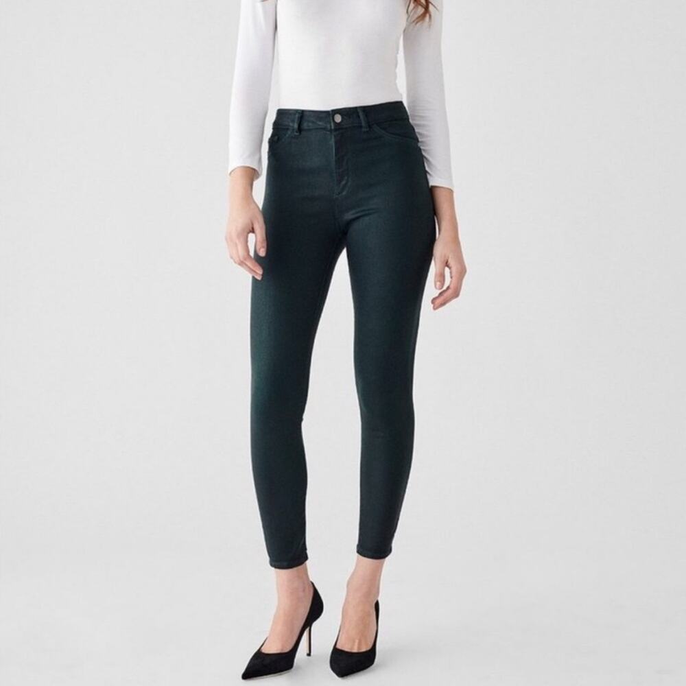 NWT DL1961 Farrow Ankle Jeans Deep‎ Green Size 27